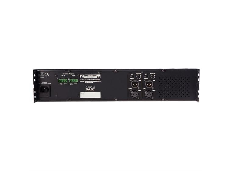 Audac CAP 224 - 100 V Power Amplifier 2-channel 240 W